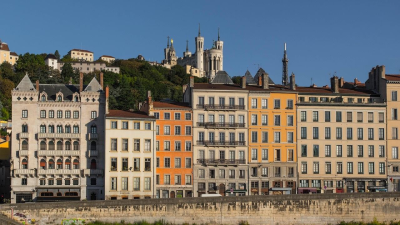 Lyon quai Saint Jean - libre de droit